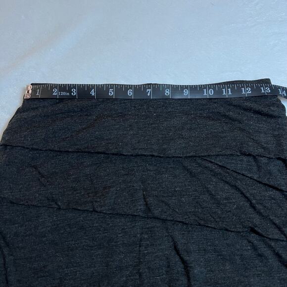 Prana Leah Tiered Layered Knit Skirt Size X-Small Neutral Casual Lightweight - Picture 7 of 8